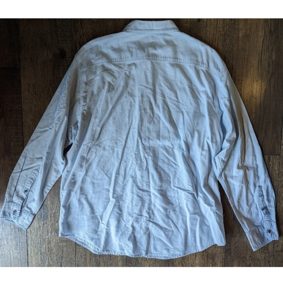 Paper Denim & Cloth PDC Men’s Shirt Size 2X Light Wash Denim Button Down Cotton. - Picture 13 of 16